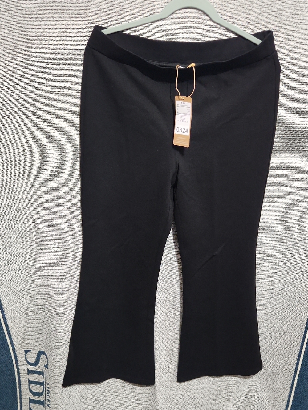 OGL Black Boot Cut Flare Pants - Picture 3 of 6